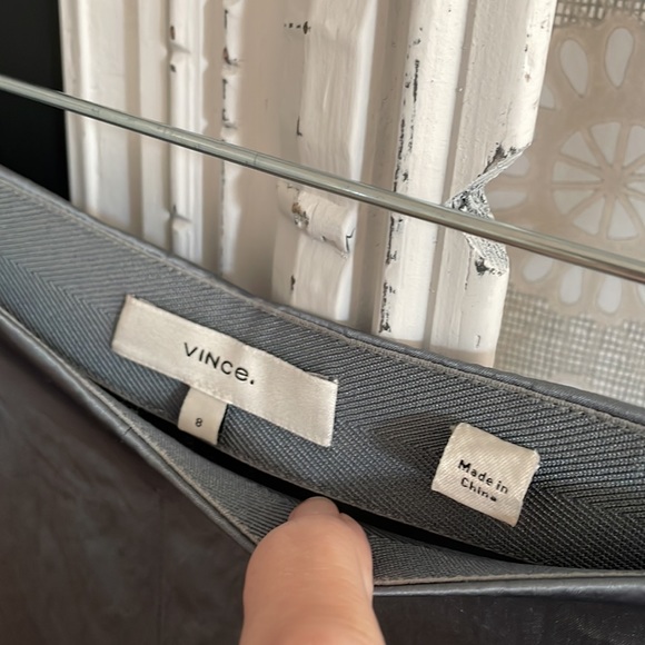 VINCE responsible drapey culotte in azure stone - Picture 6 of 14